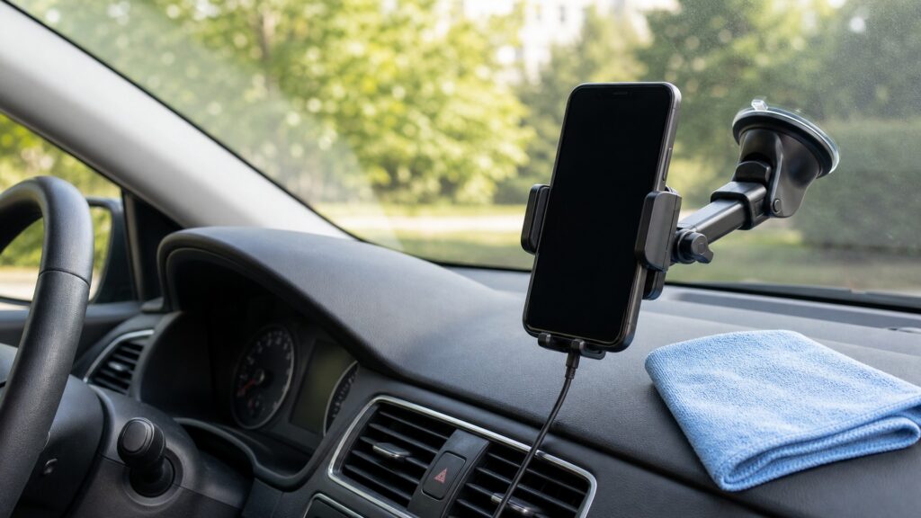 windshield phone mounts explainer hero image for Review Streets