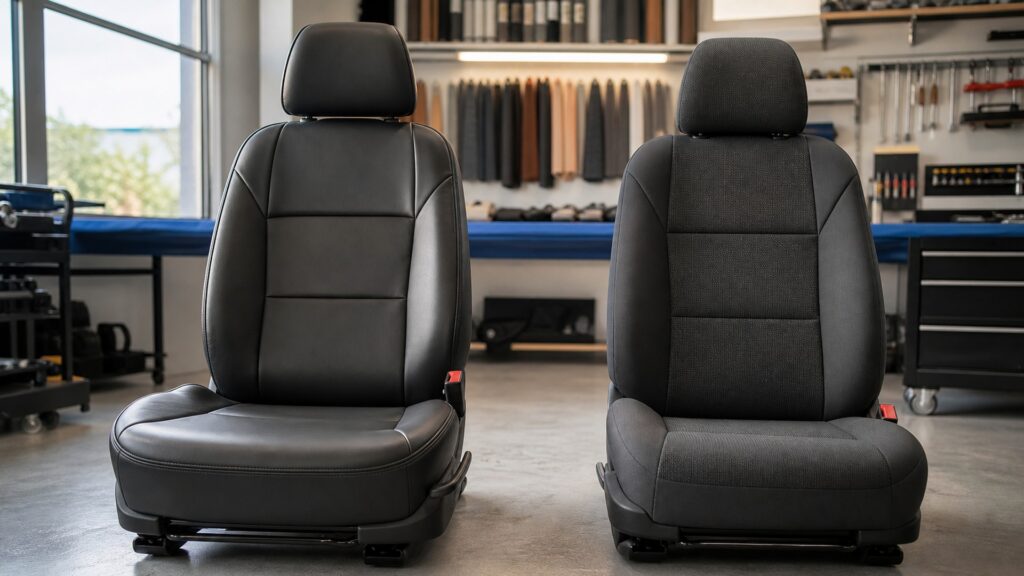 leather seat covers explainer hero image for Review Streets