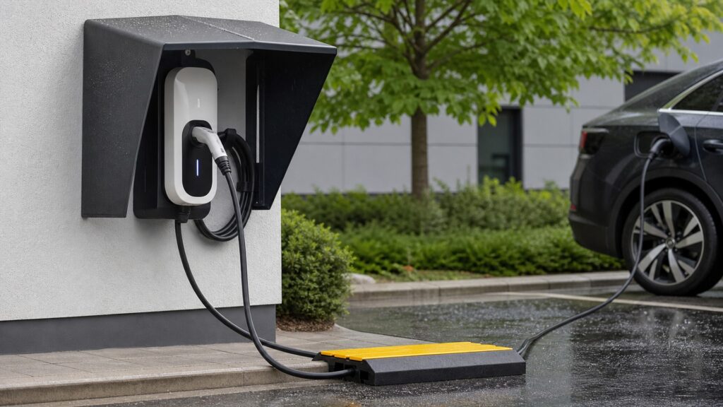 outdoor charging covers explainer hero image for Review Streets