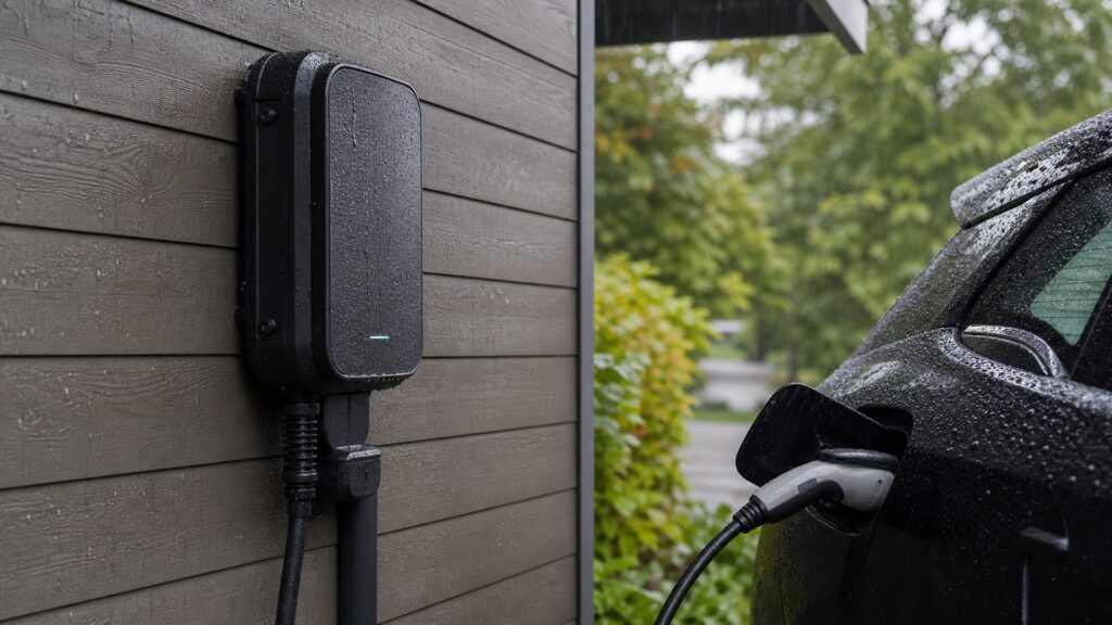 weatherproof ev chargers explainer hero image for Review Streets