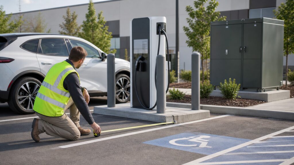 commercial ev charging stations explainer hero image for Review Streets