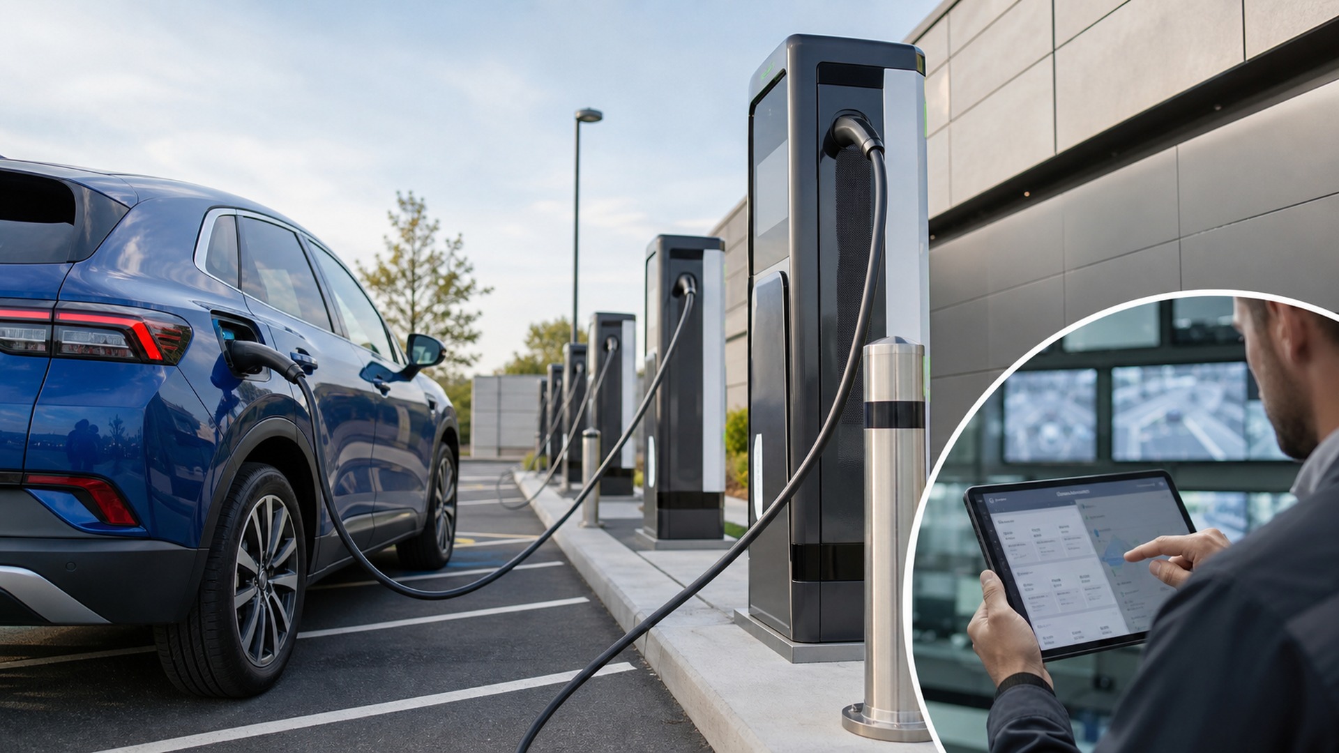 What Makes Commercial EV Charging Stations Different from Networked Charging Stations
