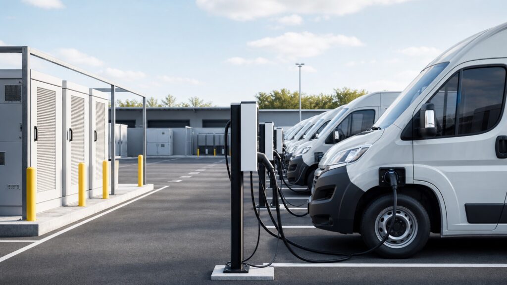 fleet ev chargers explainer hero image for Review Streets