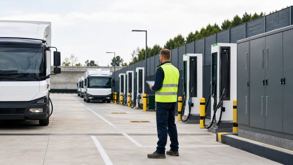 fleet ev chargers explainer hero image for Review Streets