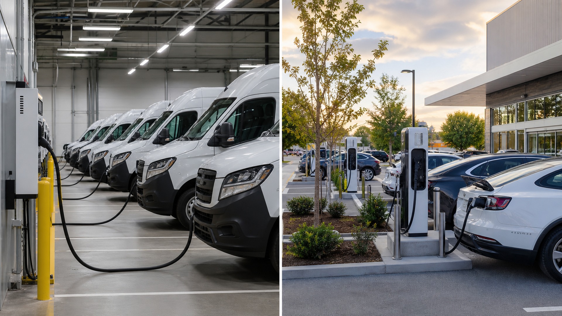 What Makes Fleet EV Chargers Different from Commercial EV Charging Stations