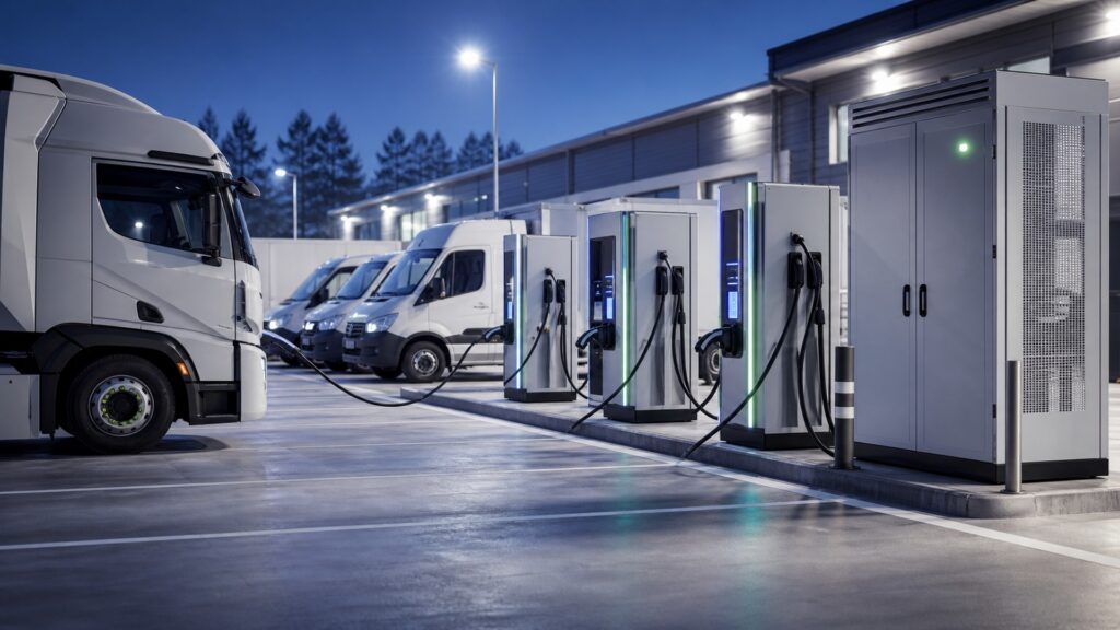 fleet ev chargers explainer hero image for Review Streets