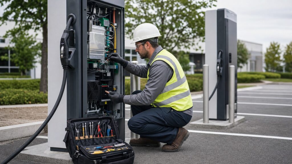 public charging stations explainer hero image for Review Streets