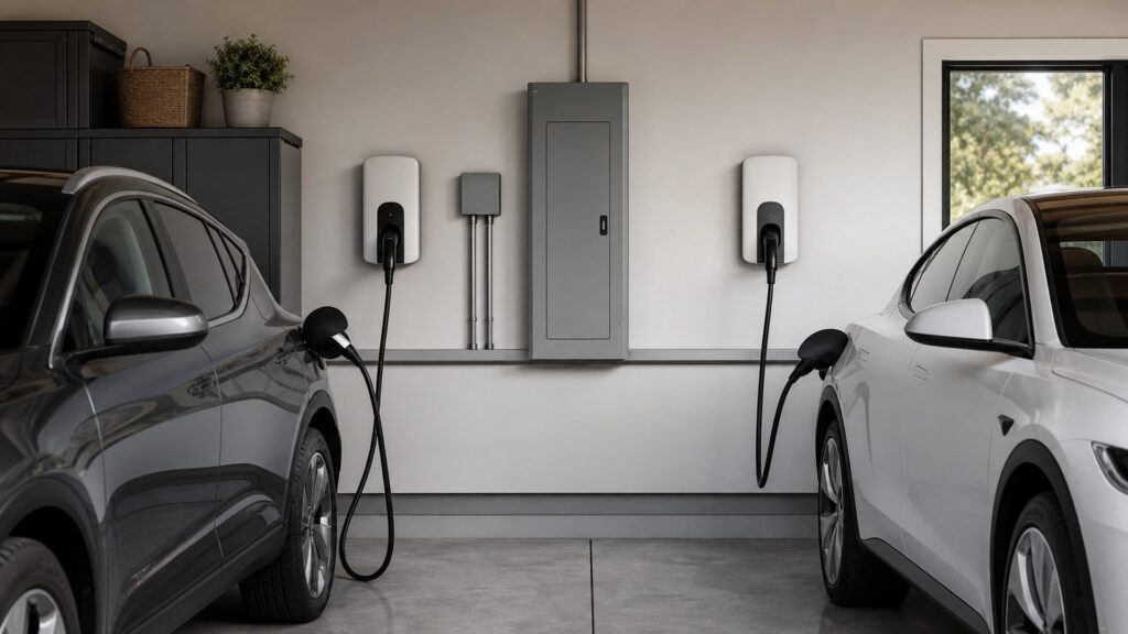 ev load balancing devices explainer hero image for Review Streets