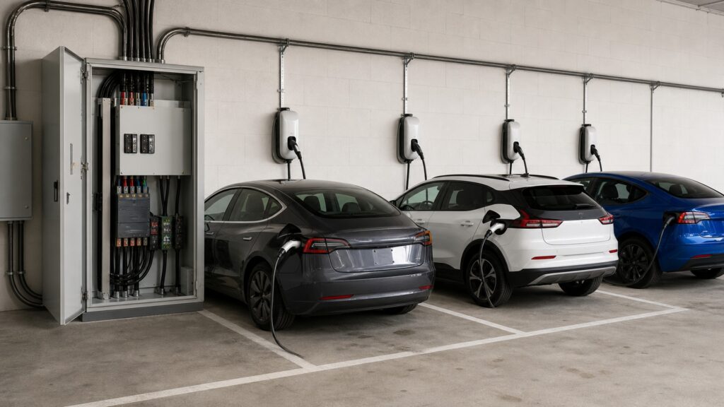 ev load balancing devices explainer hero image for Review Streets