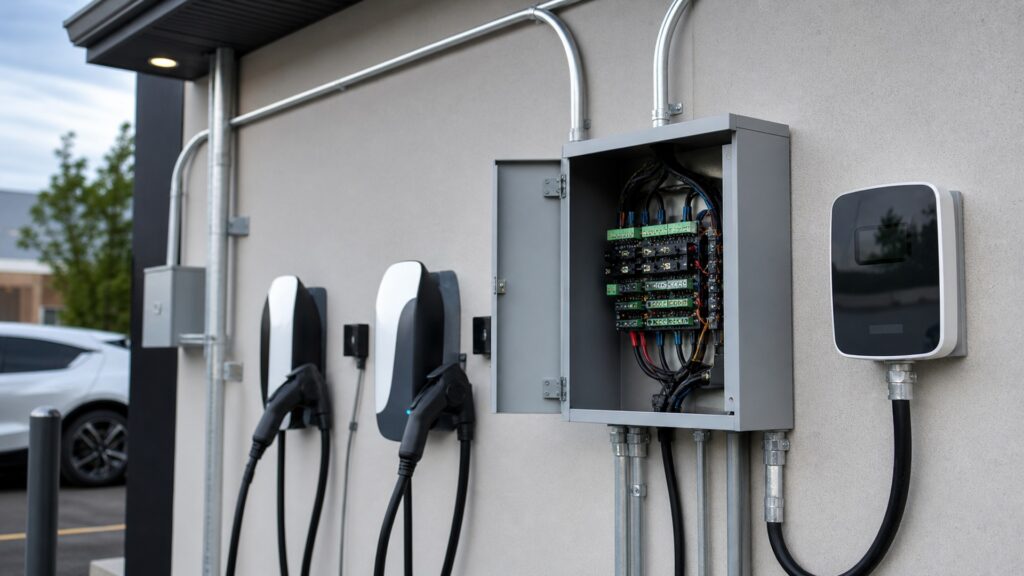 ev load balancing devices explainer hero image for Review Streets