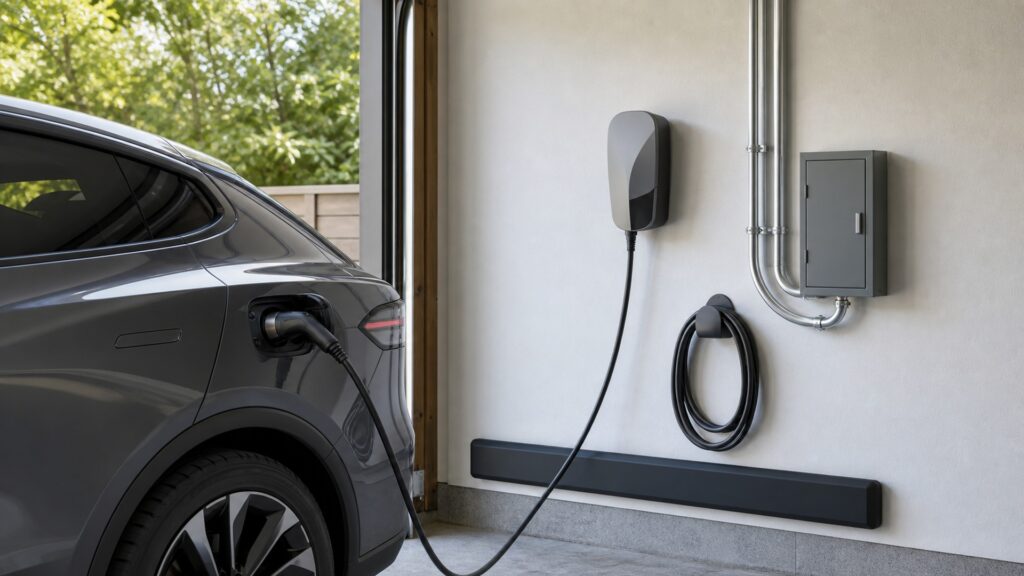 wall mounted ev chargers explainer hero image for Review Streets