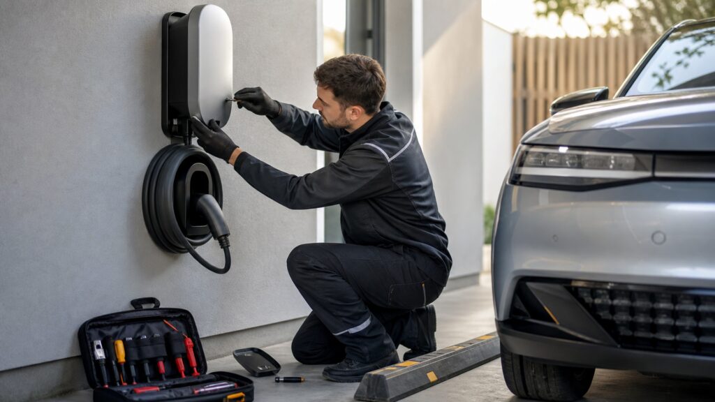 wall mounted ev chargers explainer hero image for Review Streets