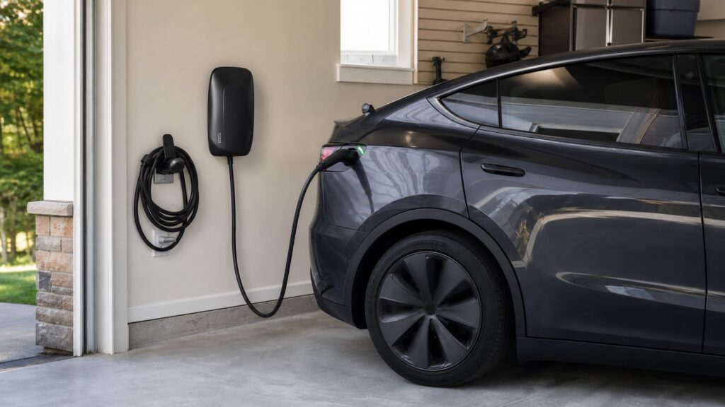 wall mounted ev chargers explainer hero image for Review Streets