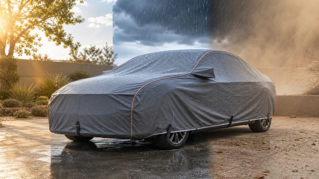 all-weather car covers explainer hero image for Review Streets