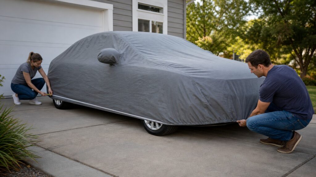 outdoor car covers explainer hero image for Review Streets