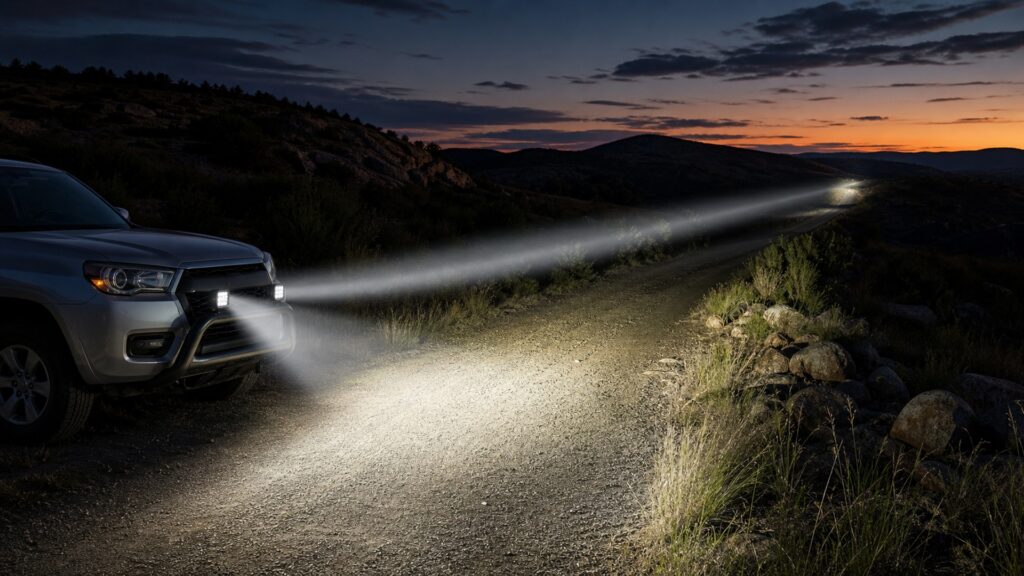 pod auxiliary lights explainer hero image for Review Streets