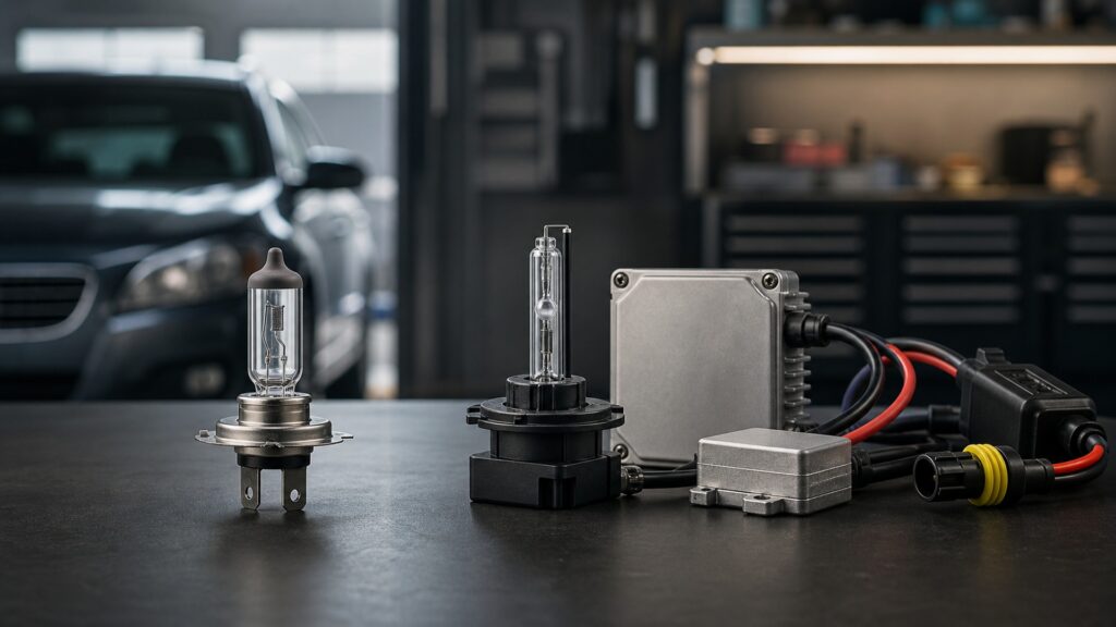 halogen headlight bulbs explainer hero image for Review Streets