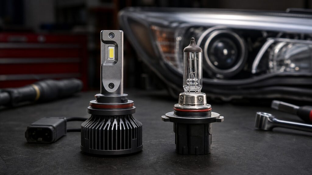 led headlight bulbs explainer hero image for Review Streets