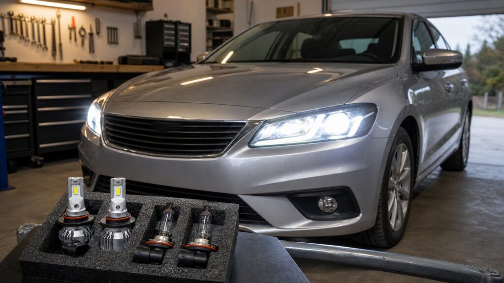 led headlight bulbs explainer hero image for Review Streets