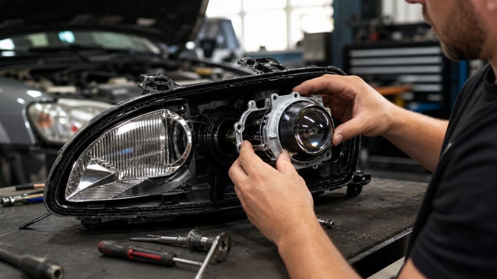 projector headlights explainer hero image for Review Streets