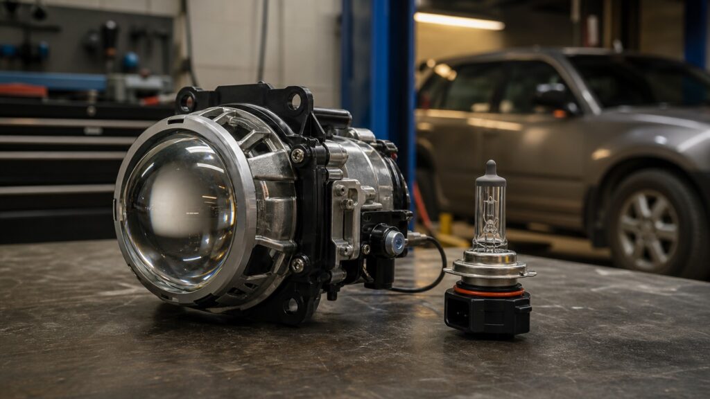 projector headlights explainer hero image for Review Streets
