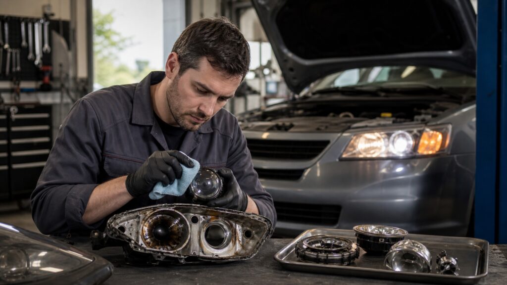 projector headlights explainer hero image for Review Streets