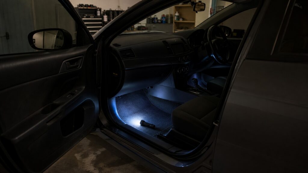 footwell lighting kits explainer hero image for Review Streets