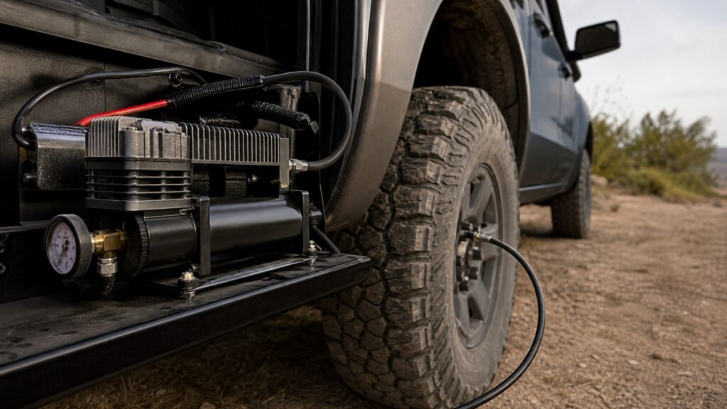 onboard air compressors explainer hero image for Review Streets