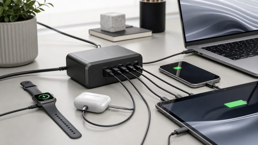 Multi-Port Chargers hero image for Review Streets