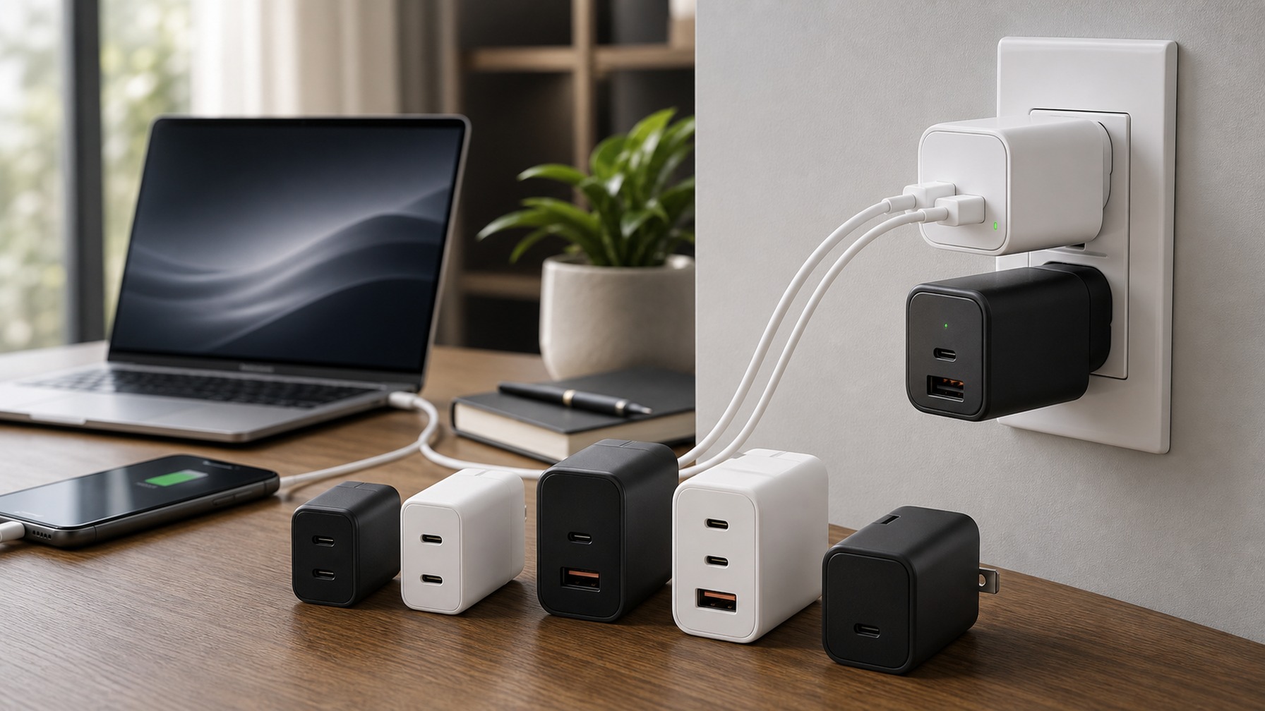 Wall chargers for fast everyday device charging