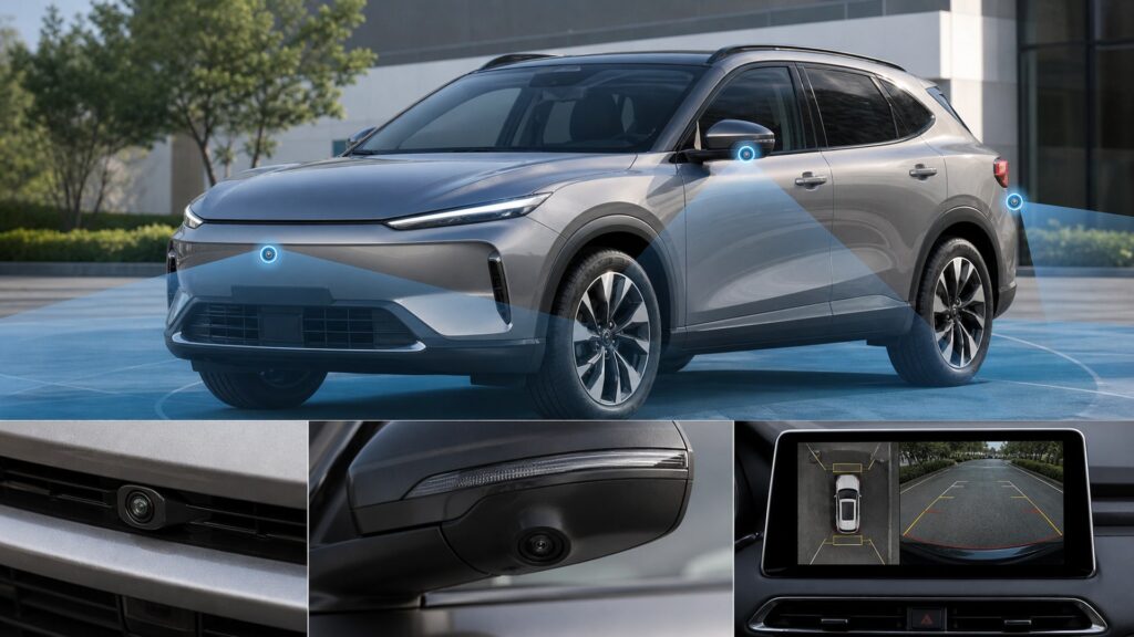 360 degree camera systems shopping setup for camera and sensor integration with practical vehicle-focused details