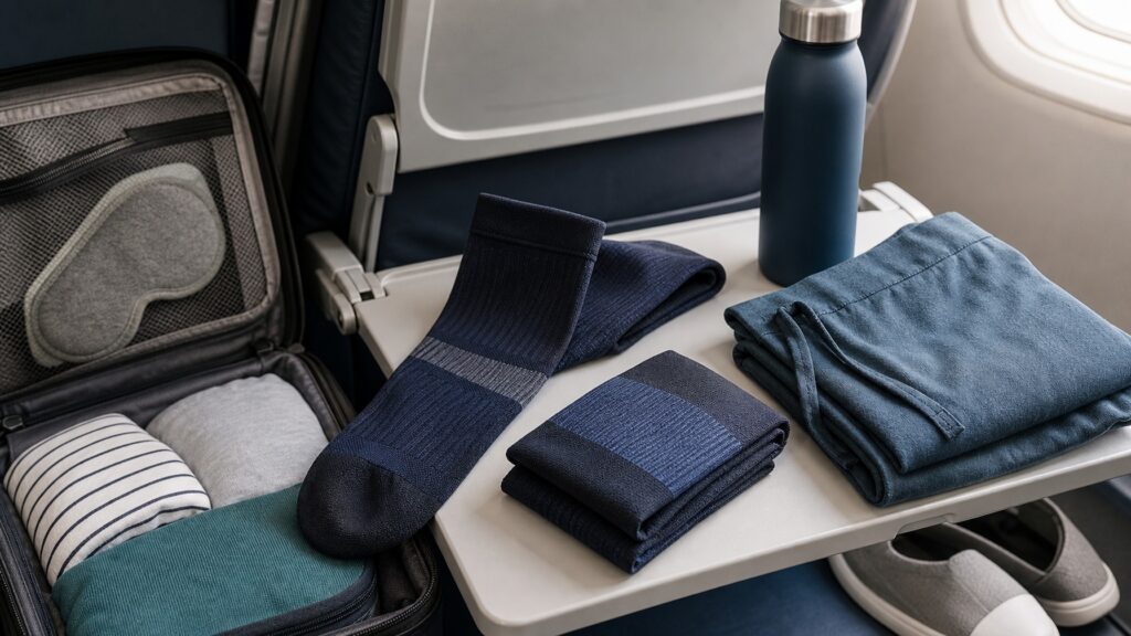 Compression Travel Socks hero image for Review Streets