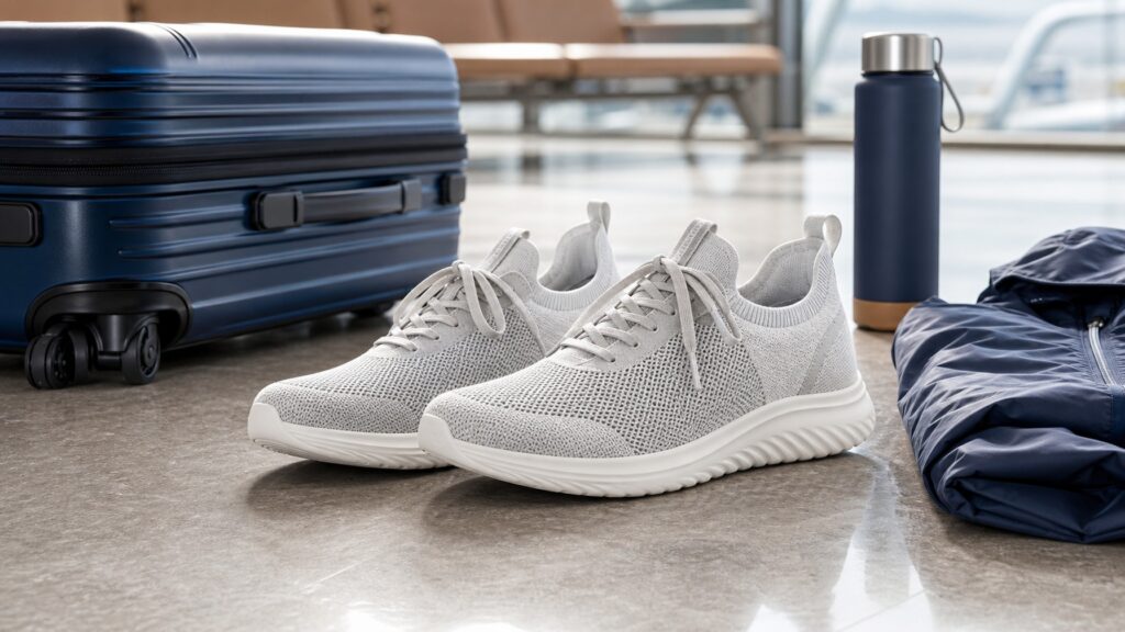 Lightweight Travel Sneakers hero image for Review Streets