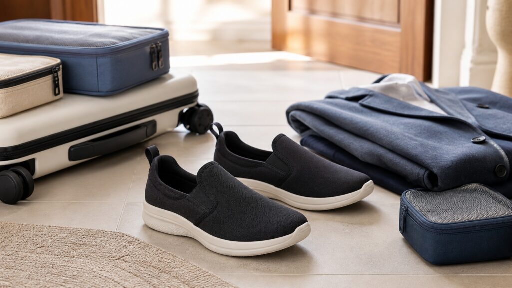 Slip-On Travel Shoes hero image for Review Streets