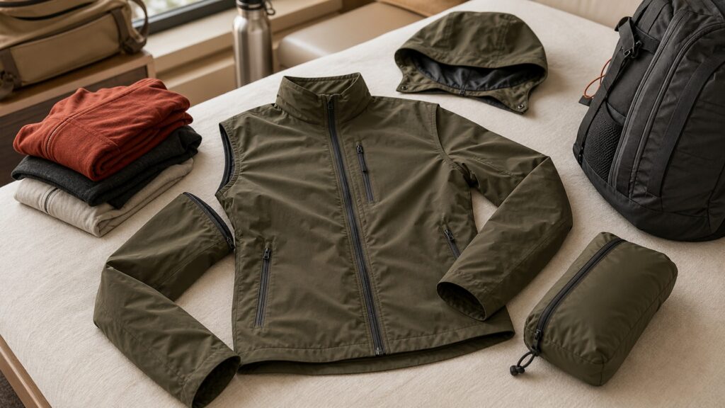 Convertible Travel Jackets hero image for Review Streets