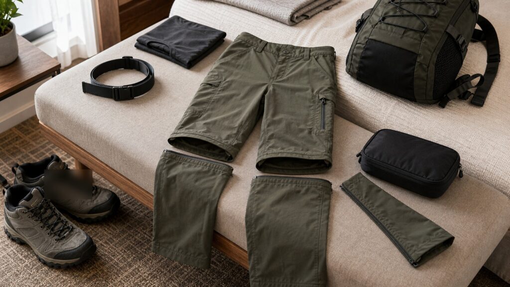Convertible Travel Pants hero image for Review Streets