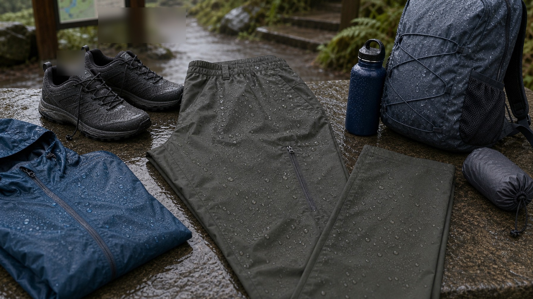 Water-Resistant Travel Pants