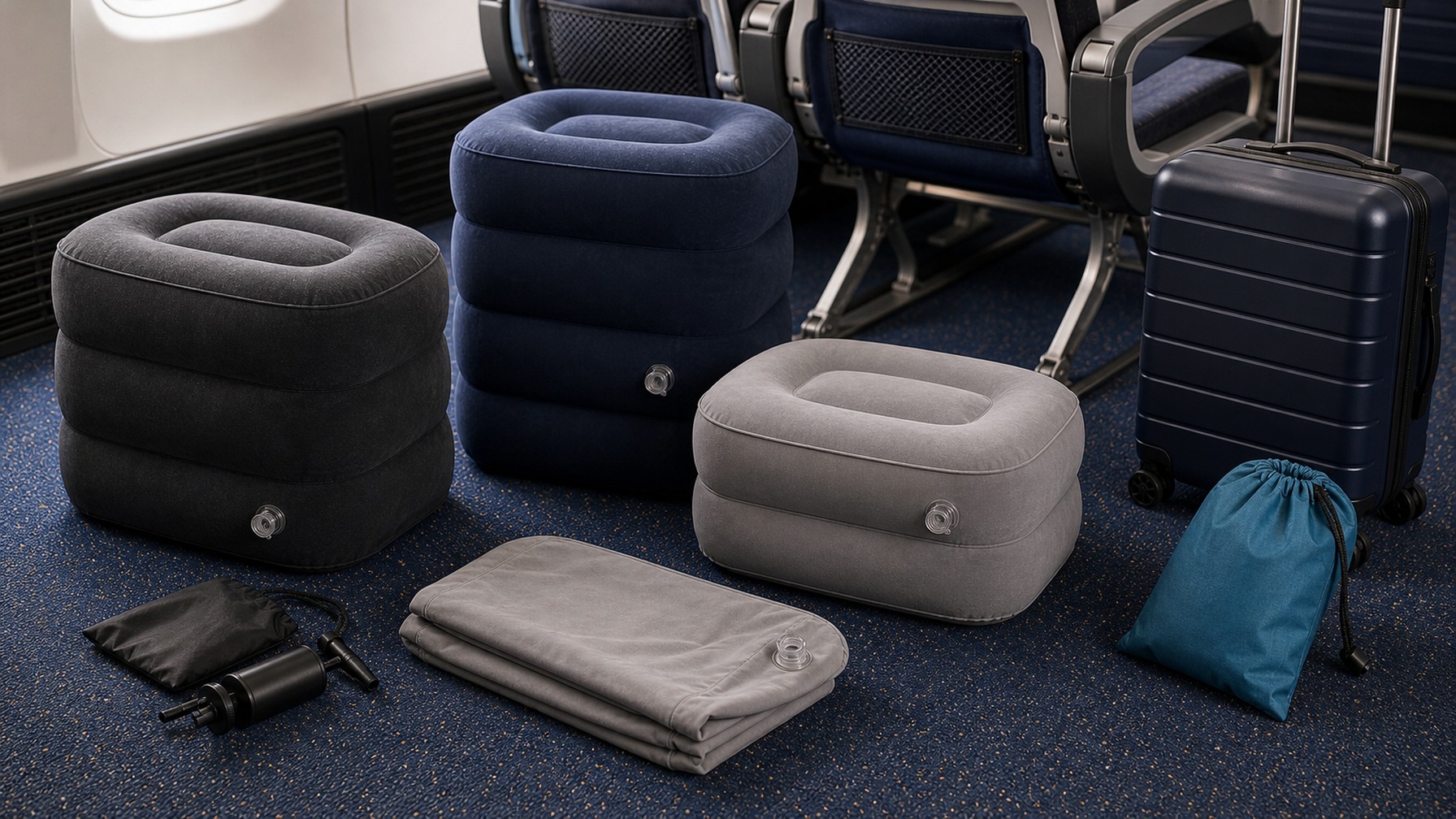 Inflatable Footrests