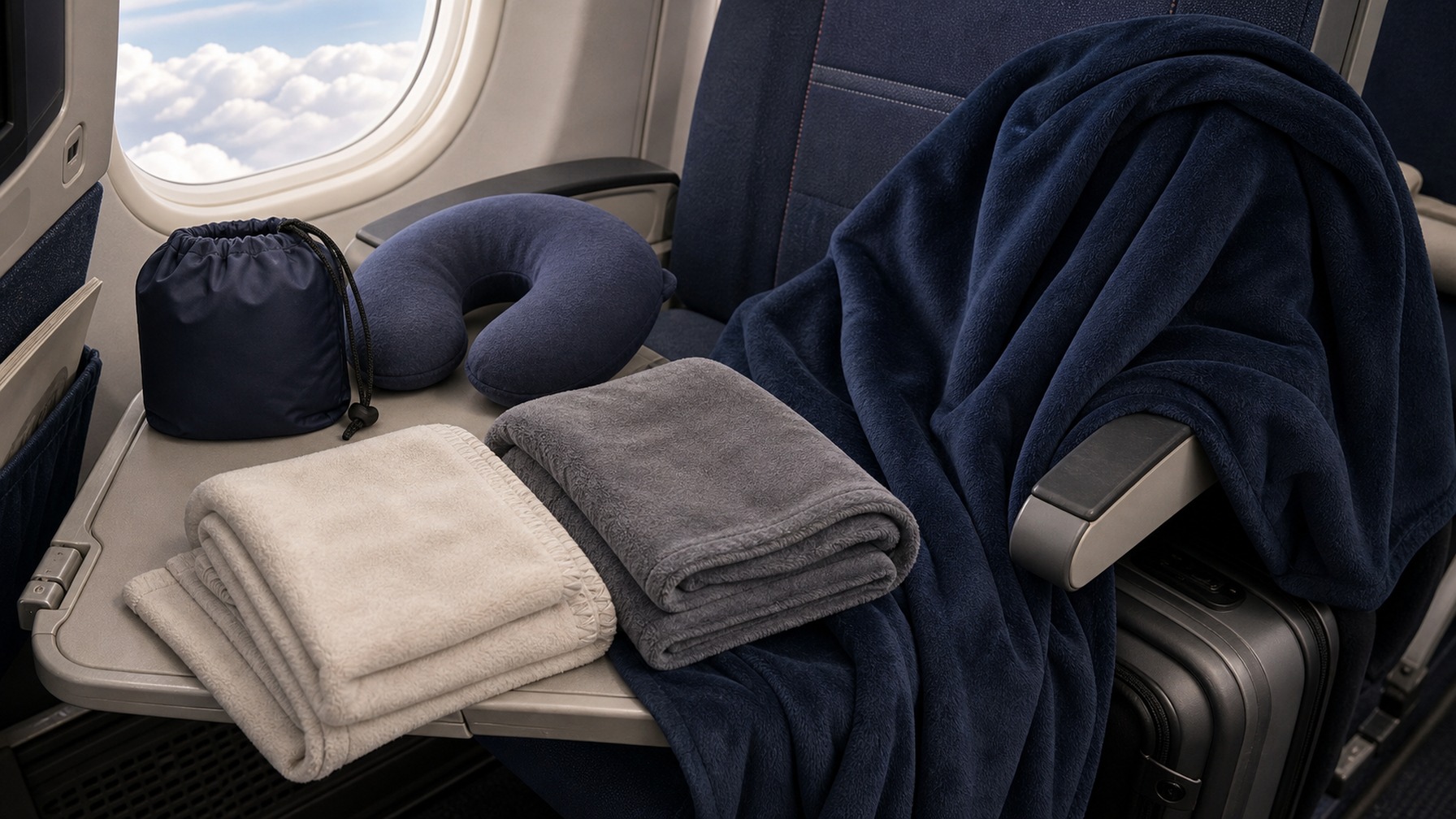 Airplane Travel Blankets