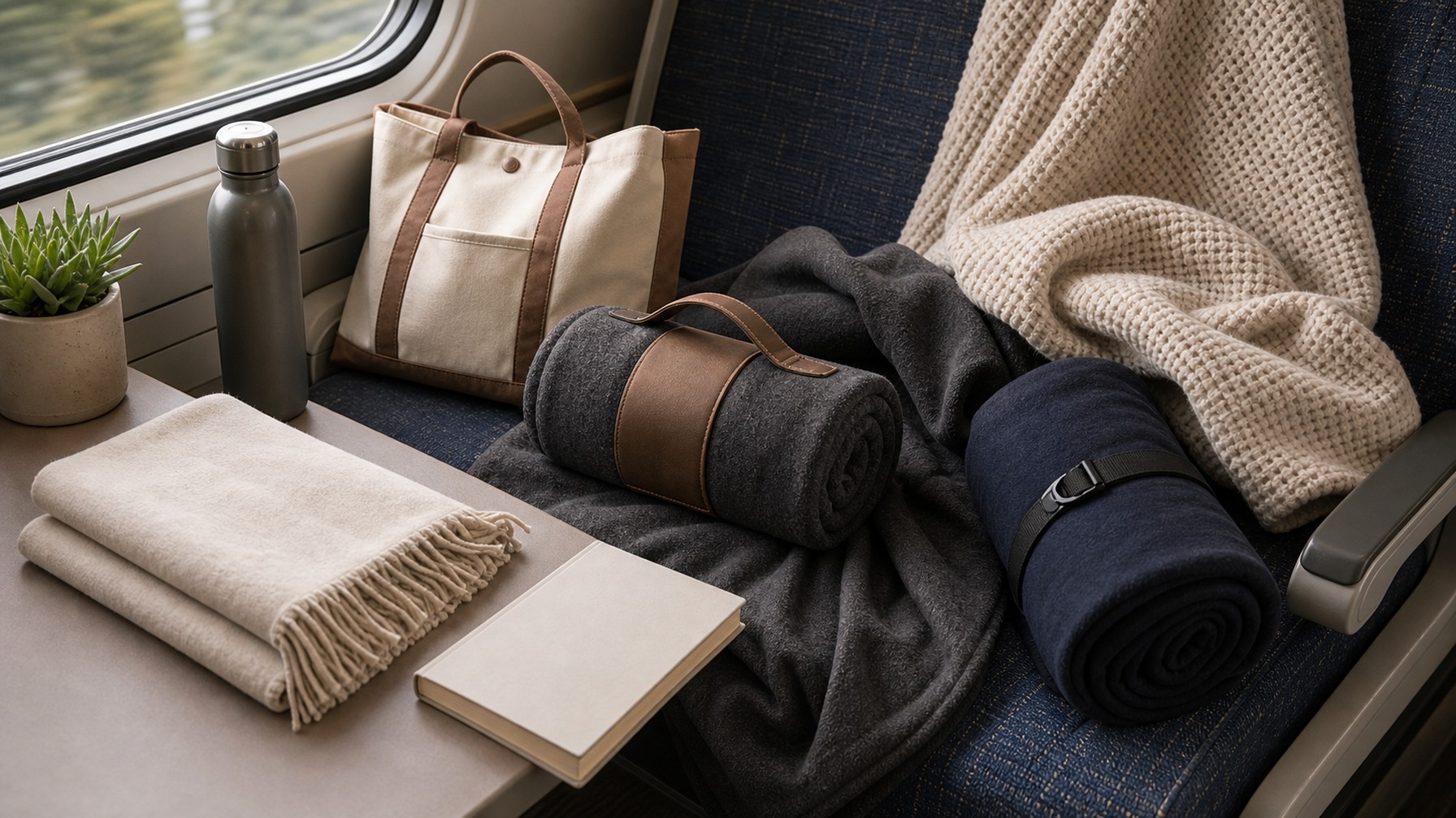 Compact Travel Throws