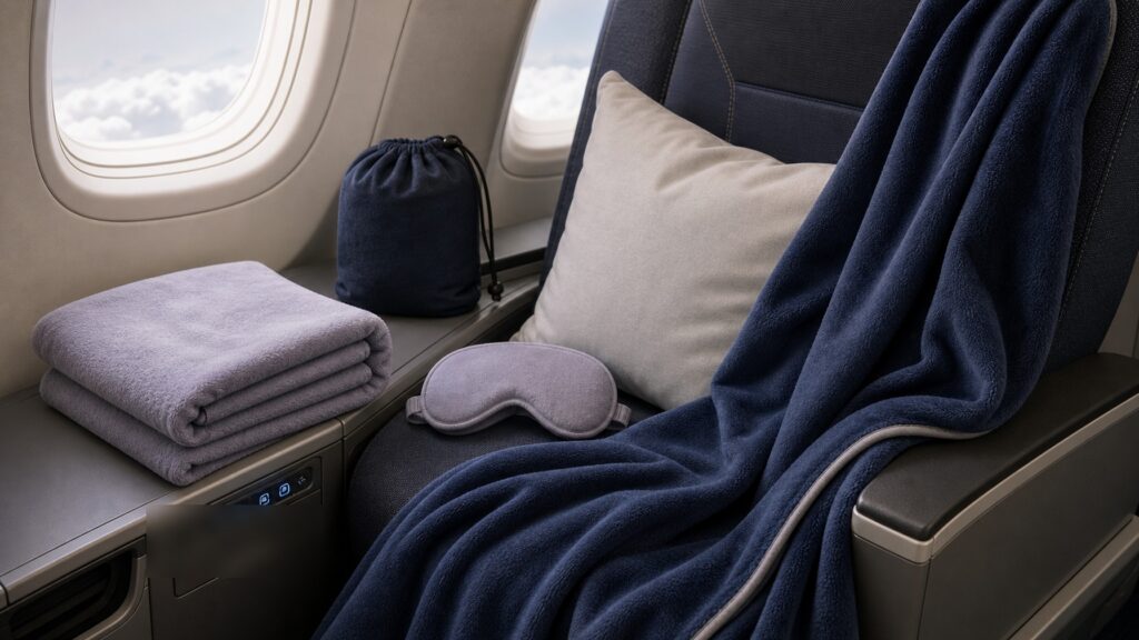 Inflight Comfort Blankets hero image for Review Streets