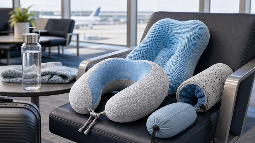 Cooling Travel Pillows hero image for Review Streets