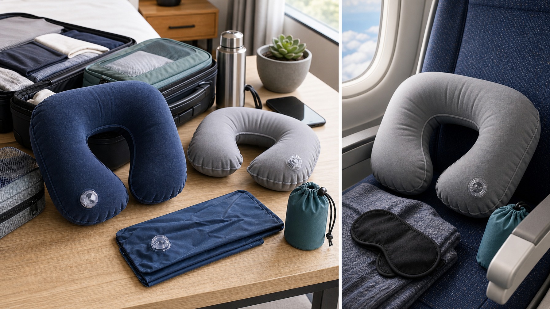 Inflatable Travel Pillows