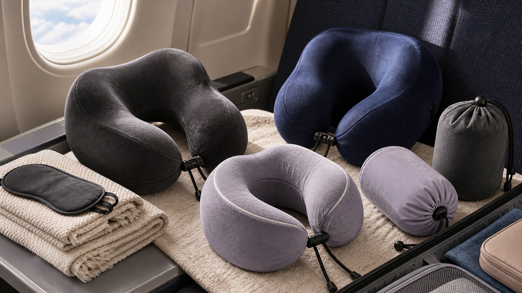 Memory Foam Travel Pillows