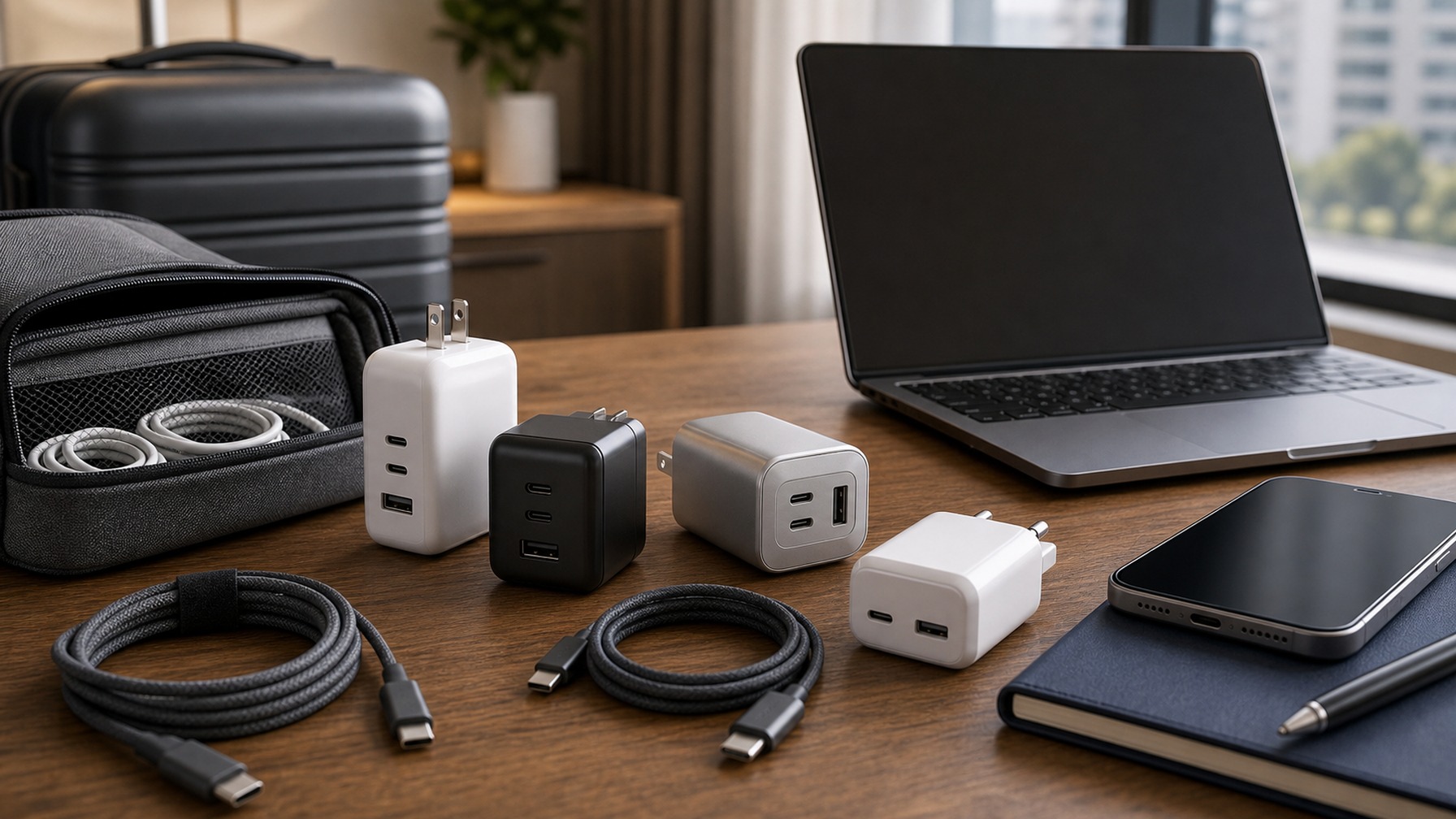 GaN Travel Chargers