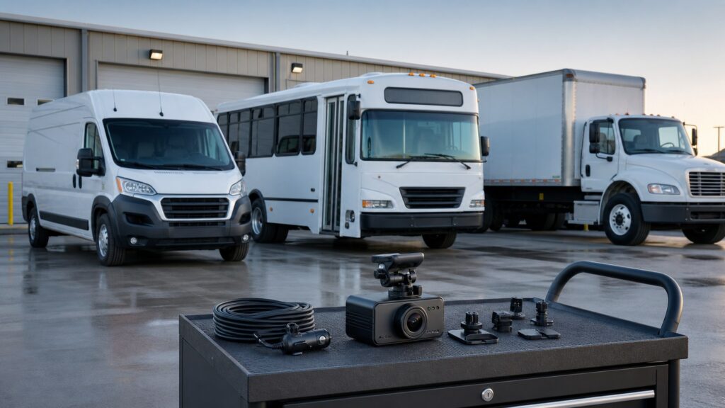 4k dash cameras shopping setup for fleet and commuter vehicles with practical vehicle-focused details