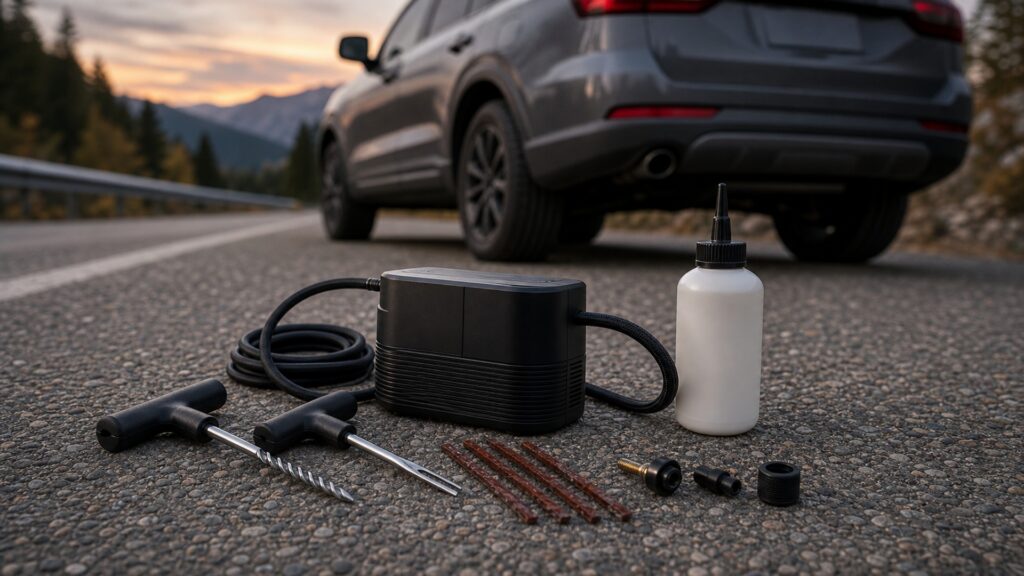 emergency tire repair explainer hero image for Review Streets