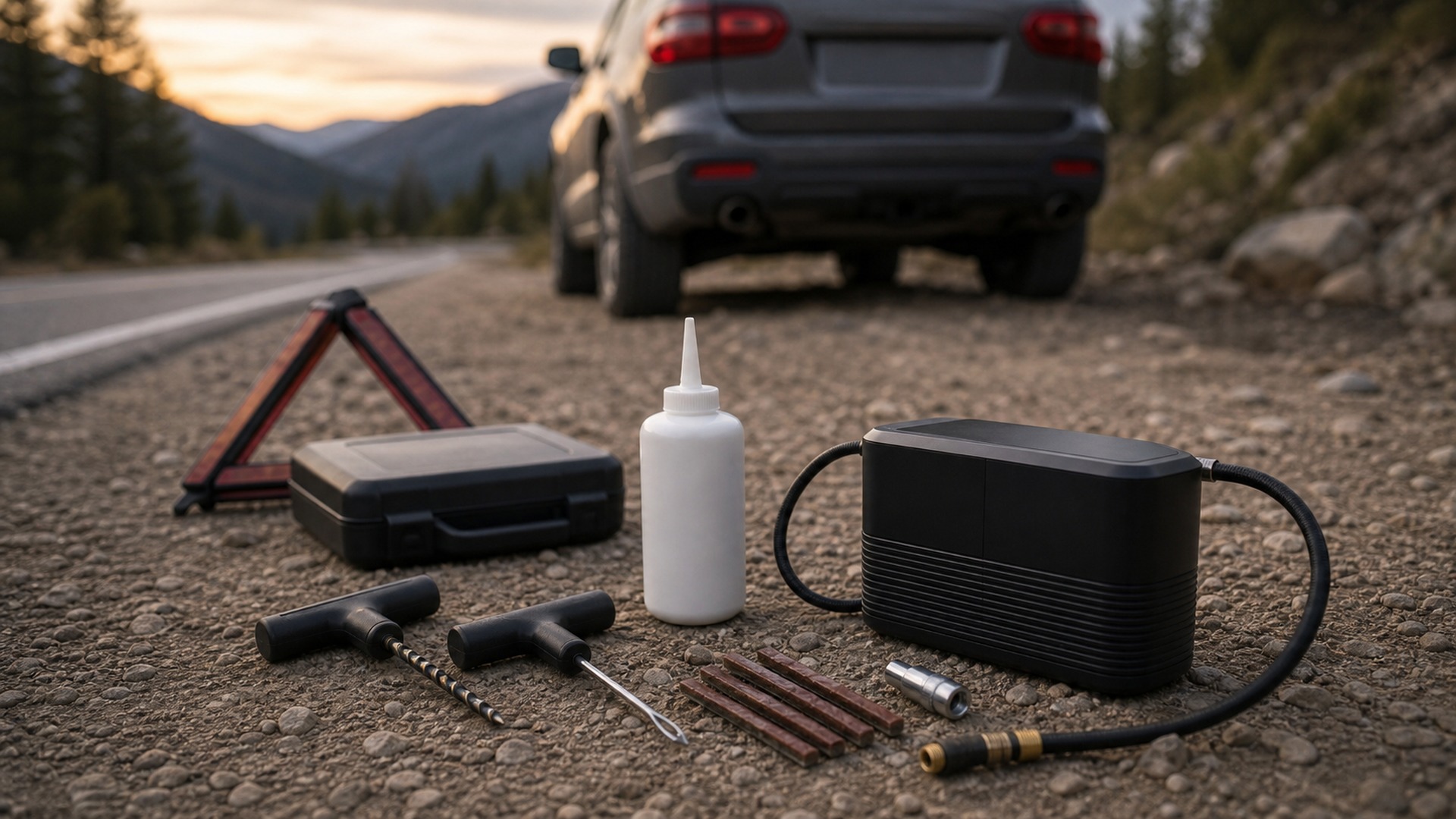 When to Use Emergency Tire Repair Instead of Roadside Emergency Kits