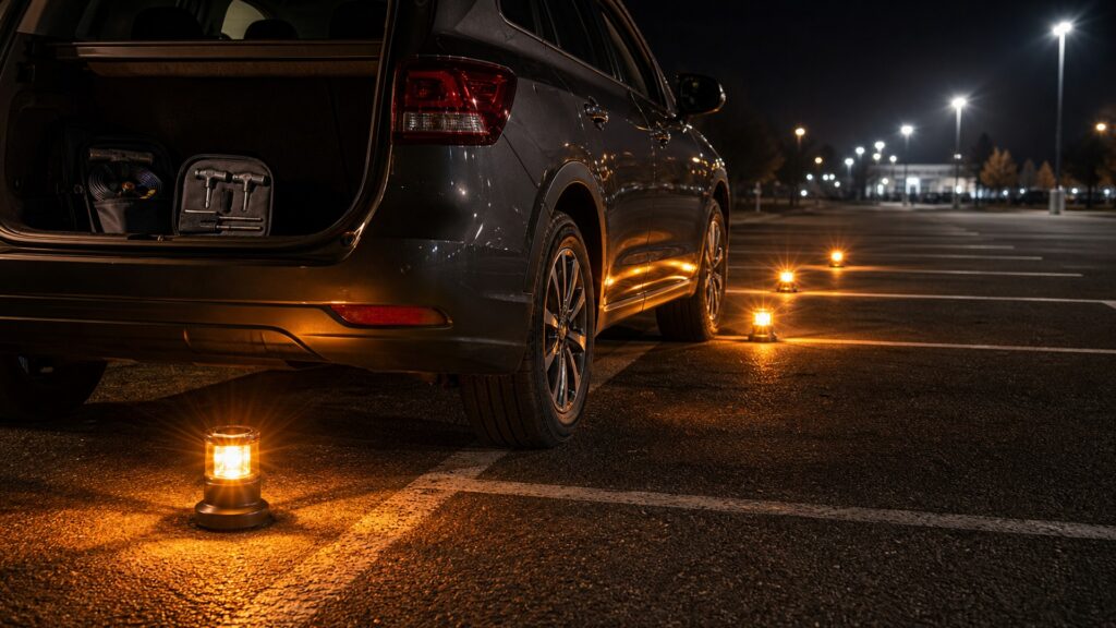 safety lighting explainer hero image for Review Streets