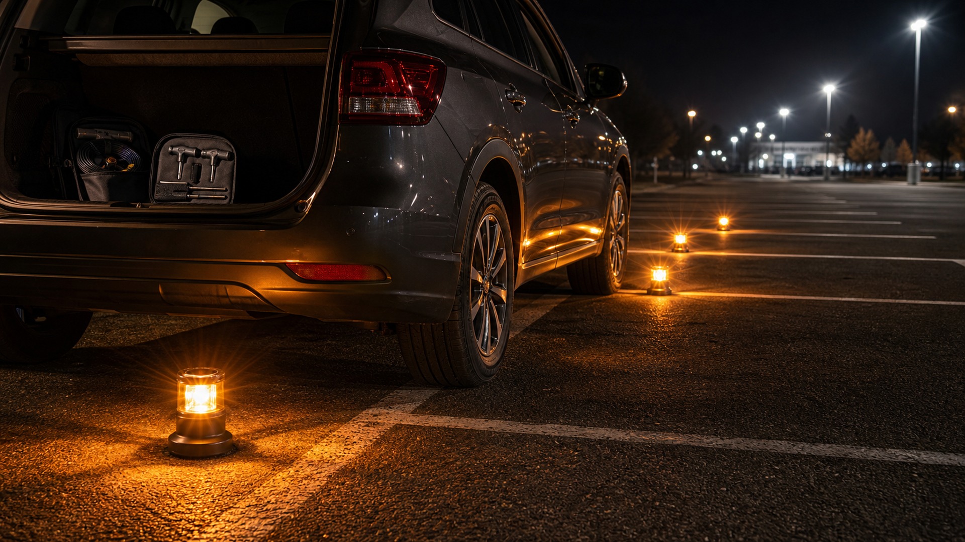 When to Use Safety Lighting Instead of Emergency Tire Repair